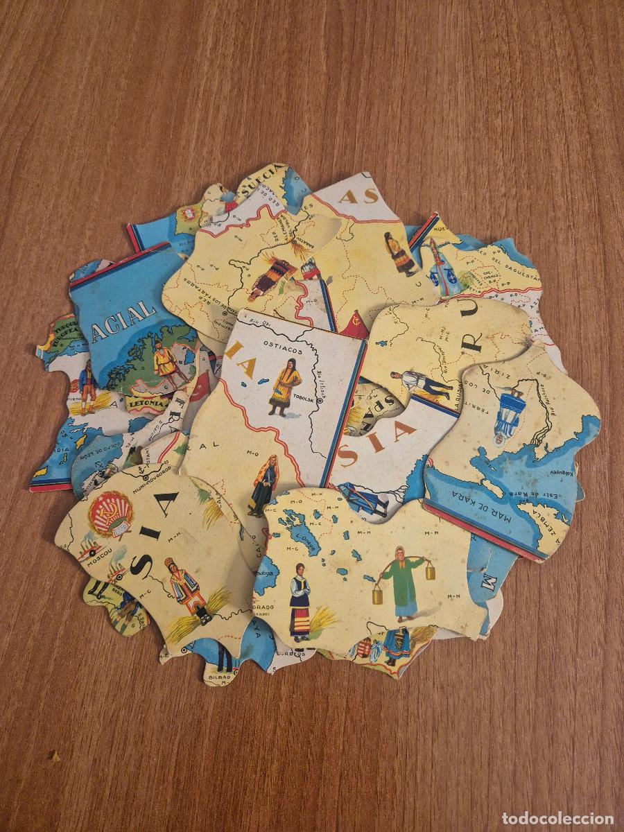 Coleccionismo cromos antiguos: LOTE 50 CROMOS,MAPA DE EUROPA CHOCOLATES JAUME BOIX. PUZZLE. VER FOTOS.