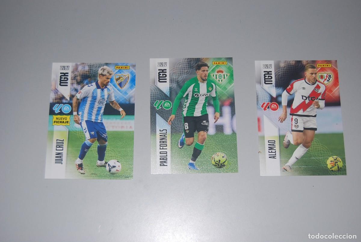 Coleccionismo cromos antiguos: MEGACRAKS MGK LOTE DE 3 LIGA 2026-2027 26-27 PANINI (VER FOTOS PARA IDENTIFICAR NOMBRES Y NUMEROS))