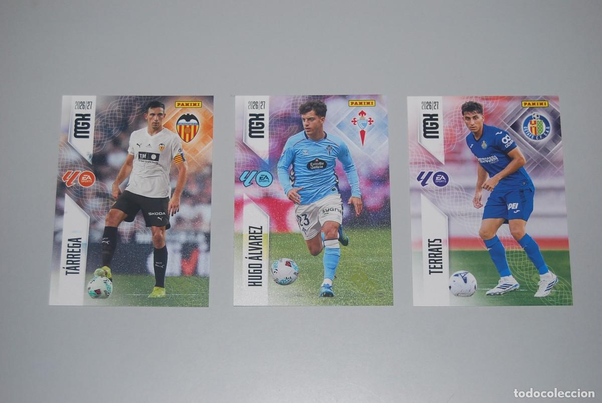 Coleccionismo cromos antiguos: MEGACRAKS MGK LOTE DE 3 LIGA 2026-2027 26-27 PANINI (VER FOTOS PARA IDENTIFICAR NOMBRES Y NUMEROS))