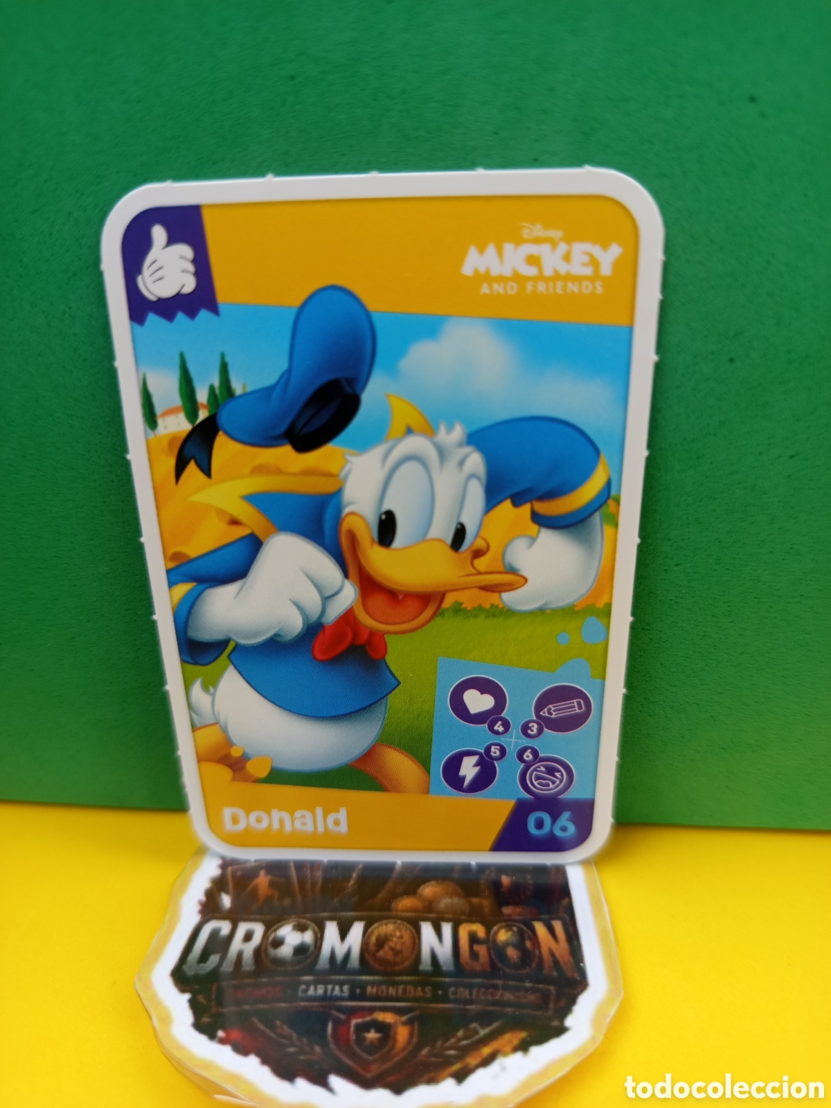 Coleccionismo cromos antiguos: ❇️ CROMO CARTA N&ordm; 06 PATO DONALD MICKEY HORA DE JUGAR ALBUM LILO Y STITCH CARREFOUR 2025 ❇️