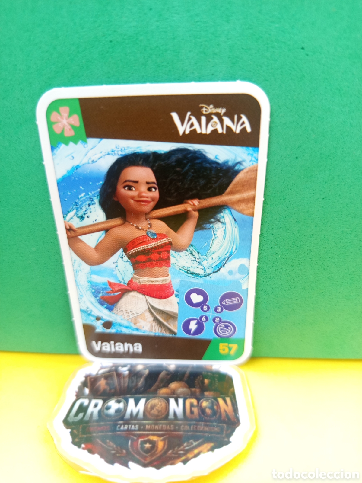 Coleccionismo cromos antiguos: ❇️ CROMO CARTA N&ordm; 57 VAIANA DISNEY HORA DE JUGAR ALBUM LILO Y STITCH CARREFOUR 2025 ❇️