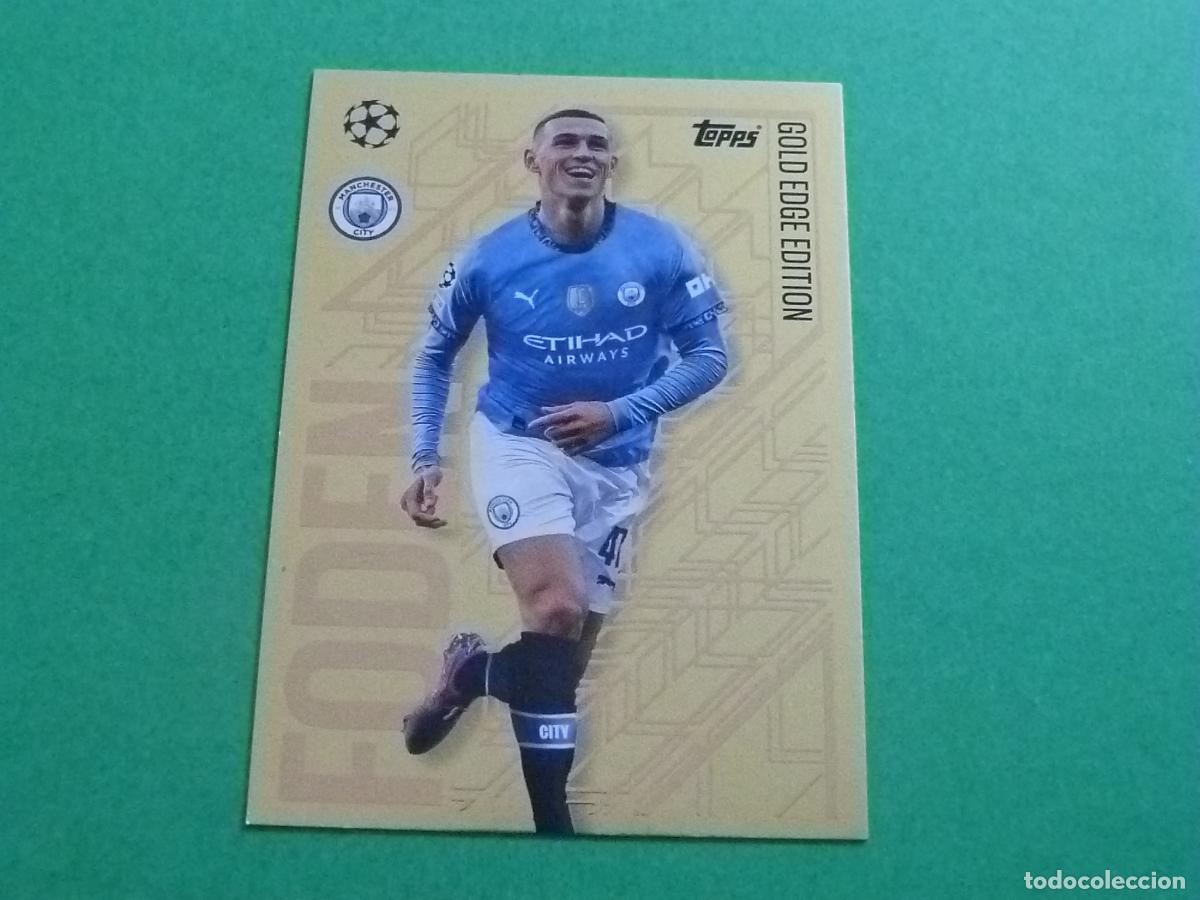 Coleccionismo cromos antiguos: TRADING CARD FUTBOL FODEN MANCHESTER CITY GOLD LIMITADA 24-25 TOPPS