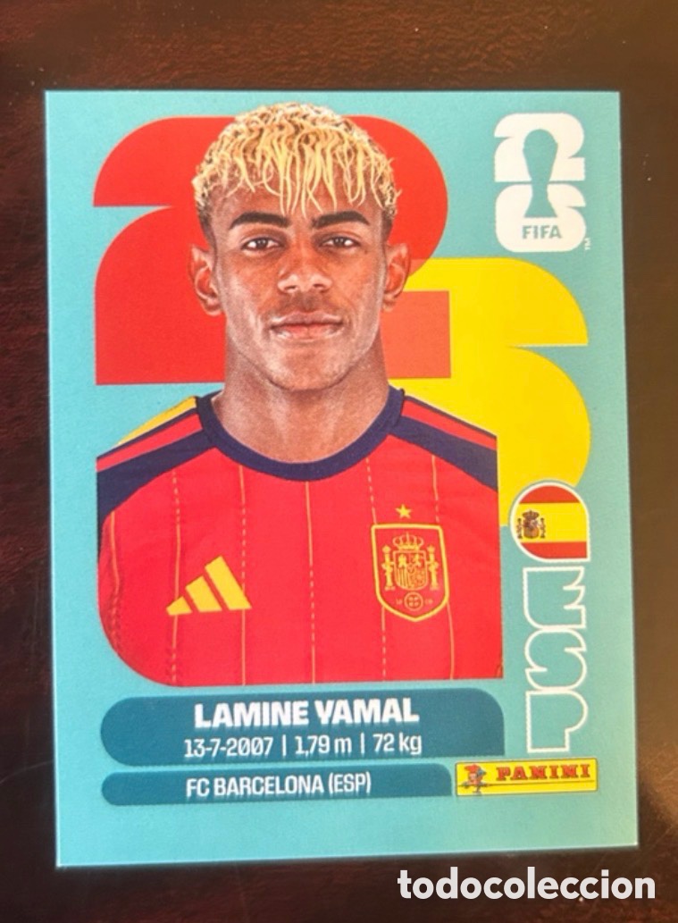 Coleccionismo cromos antiguos: LAMINE YAMAL ESP 15 STICKER MUNDIAL 2026 PANINI FIFA WORLD CUP