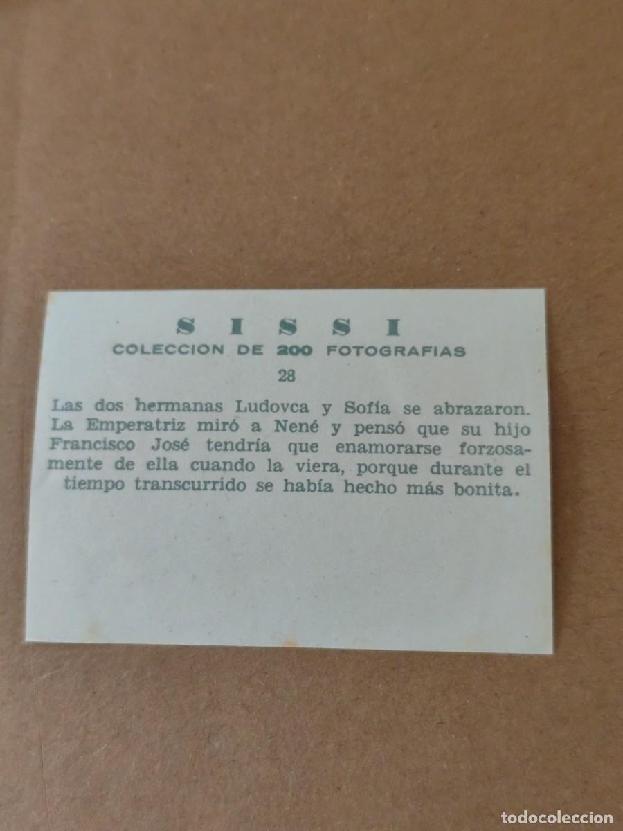 Coleccionismo cromos antiguos: Cromos Sissi n &deg; 28 . - Foto 2