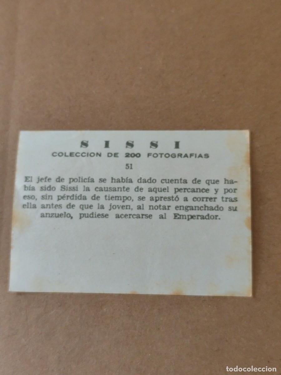 Coleccionismo cromos antiguos: Cromos Sissi n &deg; 51 . - Foto 2