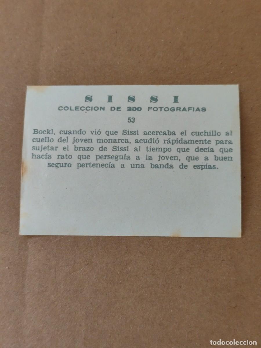Coleccionismo cromos antiguos: Cromos Sissi n &deg; 53 . - Foto 2