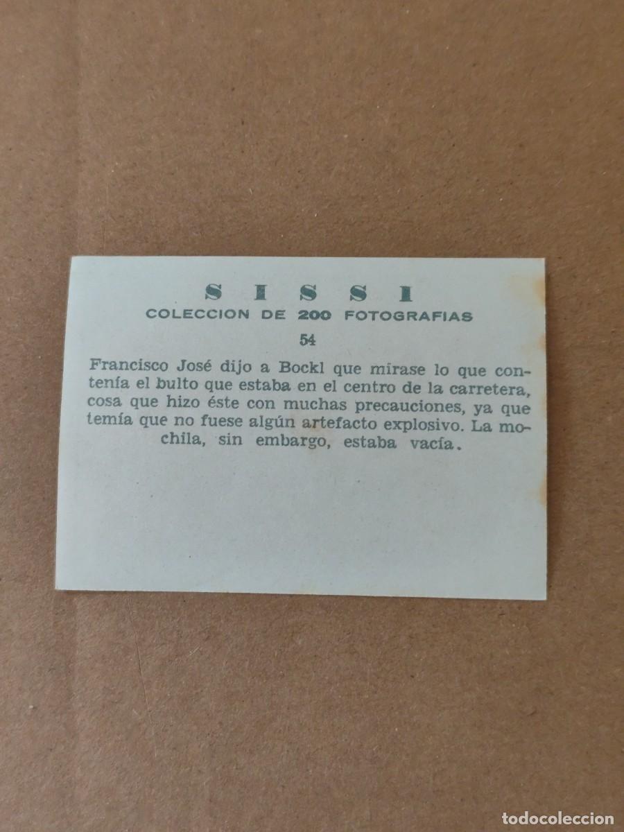 Coleccionismo cromos antiguos: Cromos Sissi n &deg; 54 . - Foto 2