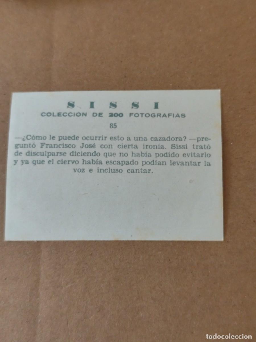 Coleccionismo cromos antiguos: Cromos Sissi n &deg; 85 . - Foto 2