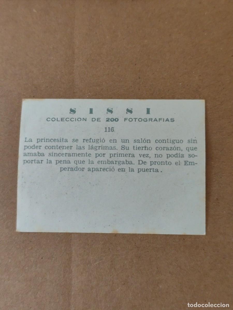 Coleccionismo cromos antiguos: Cromos Sissi n &deg; 116 . - Foto 2