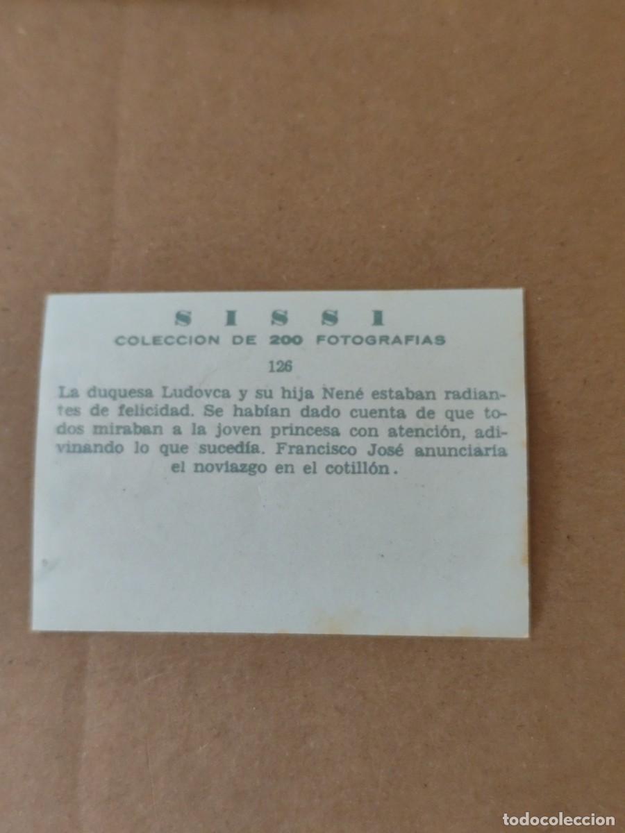 Coleccionismo cromos antiguos: Cromos Sissi n &deg; 126 . - Foto 2