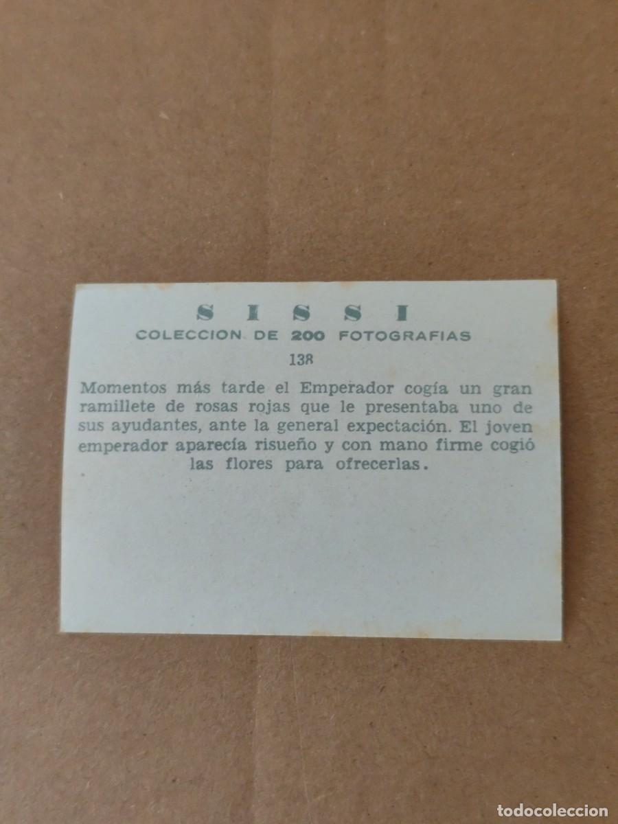Coleccionismo cromos antiguos: Cromos Sissi n &deg; 138 . - Foto 2