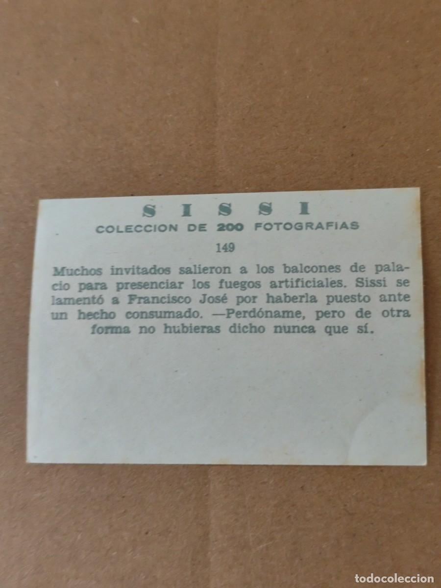Coleccionismo cromos antiguos: Cromos Sissi n &deg; 149 . - Foto 2