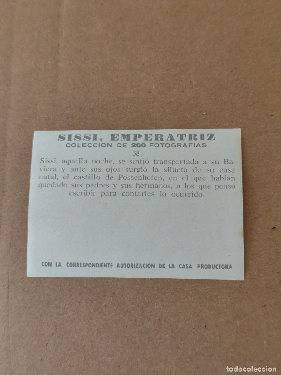 Coleccionismo cromos antiguos: Cromos Sissi Emperatriz n &deg; 38 - Foto 2