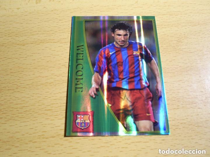 Coleccionismo cromos antiguos: 2005-06 Mundicromo. Fichas de la Liga Brillo Agua (7 cromos)