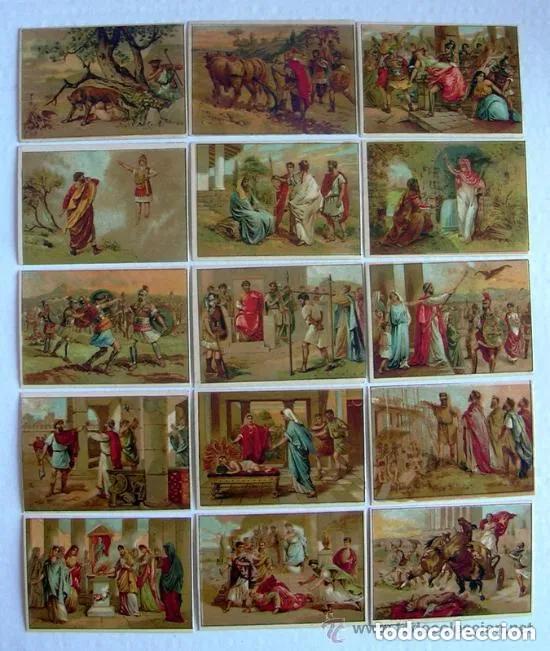 Collectable Antique Stickers: Historia Romana - Completa - 60 cromos - chocolates torras - a&ntilde;os 30 - buen estado