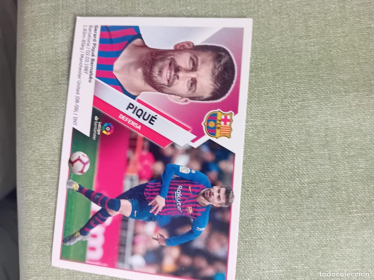 Coleccionismo cromos antiguos: Piqu&eacute; liga este 19-20 n&uacute;mero 6 Fc Barcelona