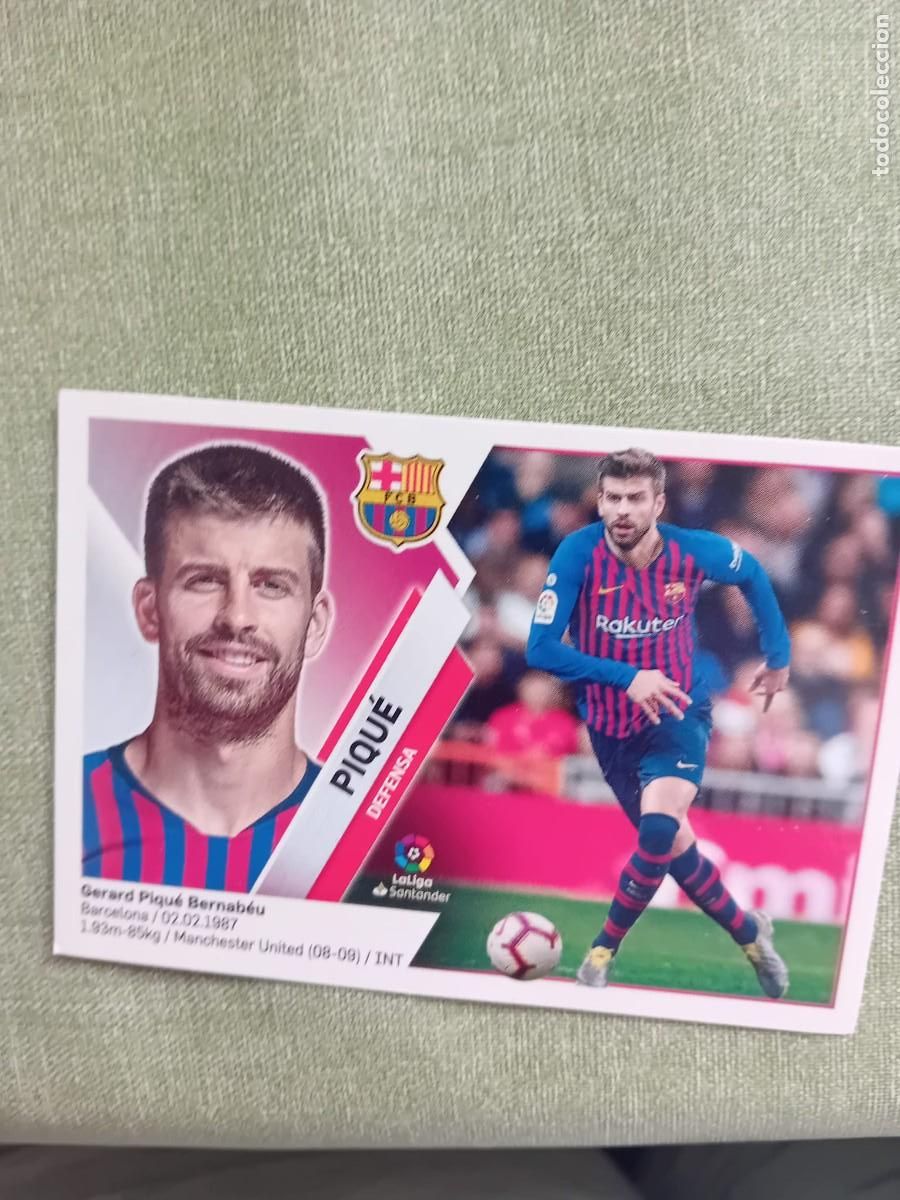 Coleccionismo cromos antiguos: Piqu&eacute; liga este 19-20 n&uacute;mero 6 Fc Barcelona