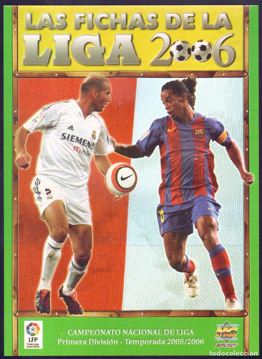 Coleccionismo cromos antiguos: Fichas Liga Mundicromo 2005-06 Equipos de f&uacute;tbol