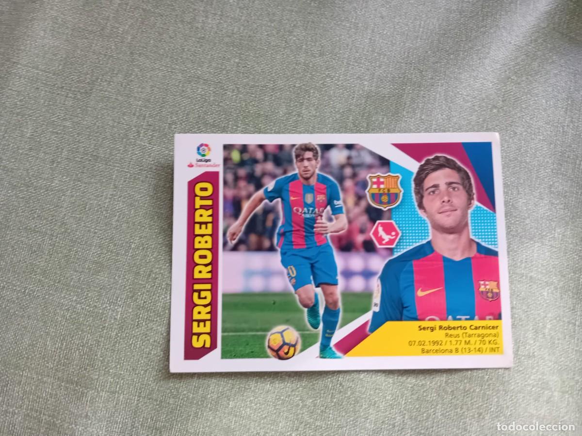 Coleccionismo cromos antiguos: Sergi Roberto 3 A Fc Barcelona liga este 17-18