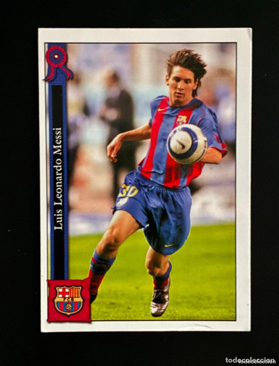 Coleccionismo cromos antiguos: MESSI FC BARCELONA 602 LAS FICHAS DE LA LIGA 2006 MUNDICROMO 2005/06