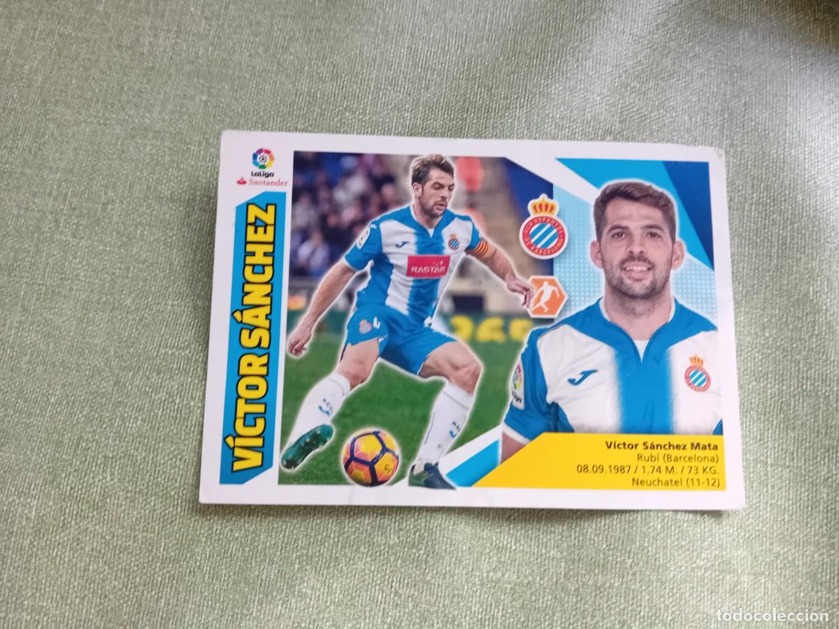 Coleccionismo cromos antiguos: V&iacute;ctor S&aacute;nchez 8 Espanyol Liga este 17-18