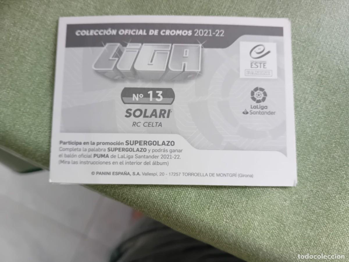 Coleccionismo cromos antiguos: Solari Celta 13 Liga este 17-18 - Foto 2
