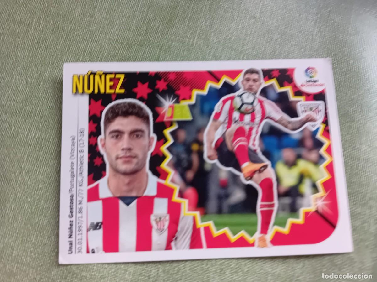 Coleccionismo cromos antiguos: Unai N&uacute;&ntilde;ez 6 Athletic Club liga este 18 19