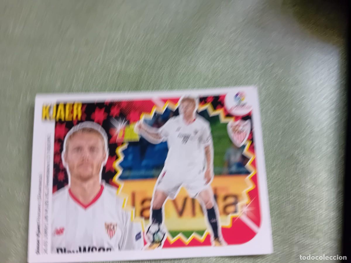 Coleccionismo cromos antiguos: Kjaer 5 Sevilla Liga este 18 19
