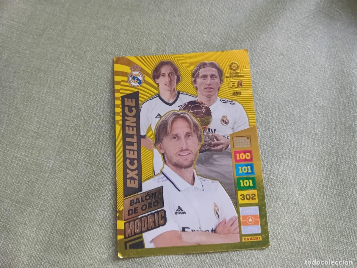 Coleccionismo cromos antiguos: Luka Modric Excelence Bal&oacute;n de Oro 469 Adrenalyn 22-23