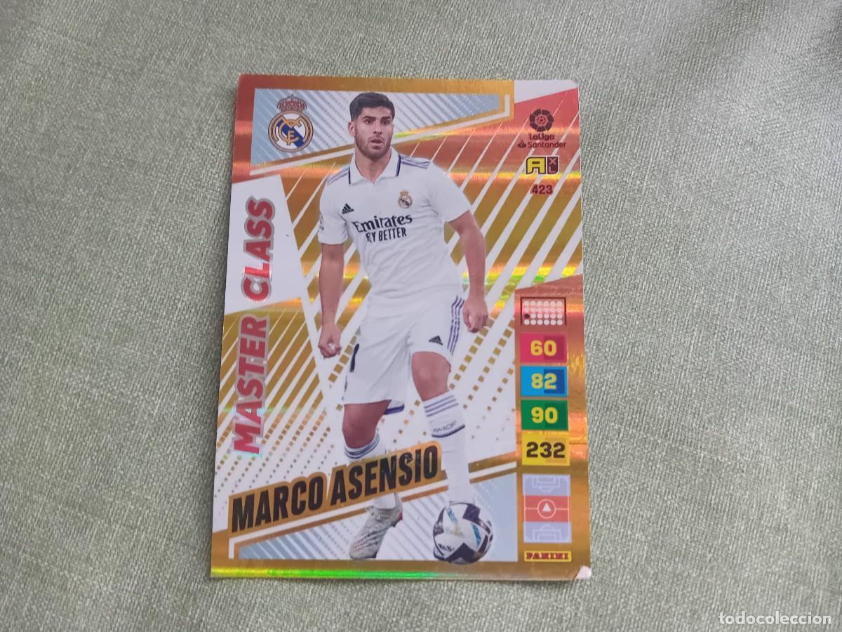 Coleccionismo cromos antiguos: Marco Asensio Master Class 423 Real Madrid Adrenalyn 22-23