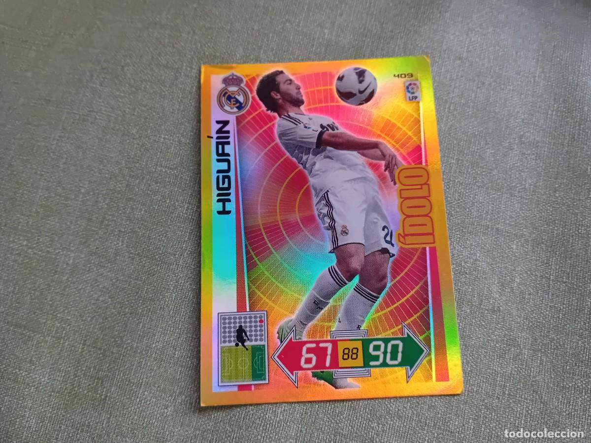 Coleccionismo cromos antiguos: Gonzalo Higua&iacute;n &Iacute;dolo 409 Real Madrid Adrenalyn 12-13