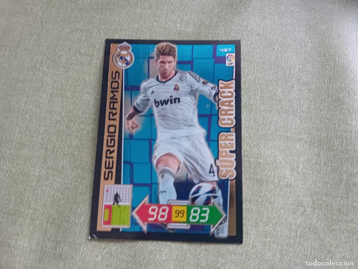 Coleccionismo cromos antiguos: Sergio Ramos Super Crack 437 Real Madrid Adrenalyn 12-13