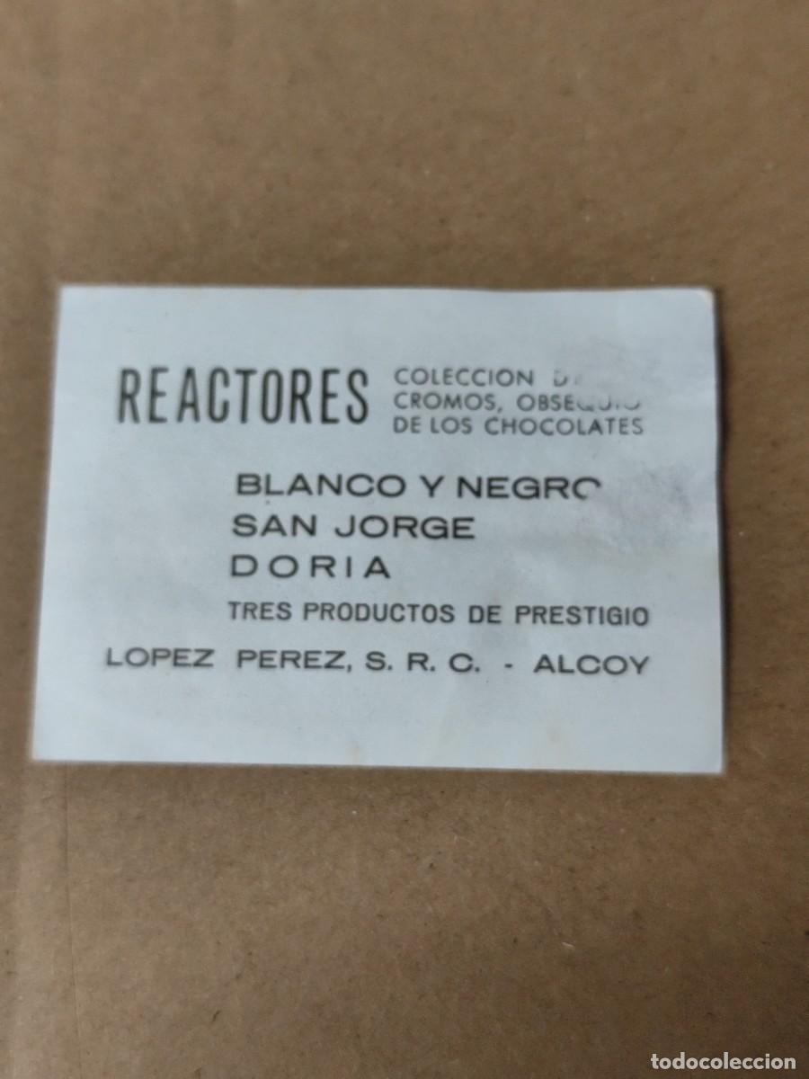 Coleccionismo cromos antiguos: Cromo Reactores n &deg; 22 Chocolates L&oacute;pez P&eacute;rez Alcoy - Foto 2