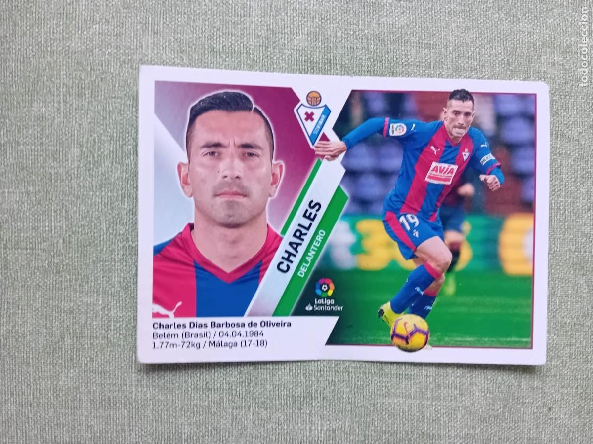 Collectable Antique Stickers: Charles 16 Eibar Liga Este 19-20