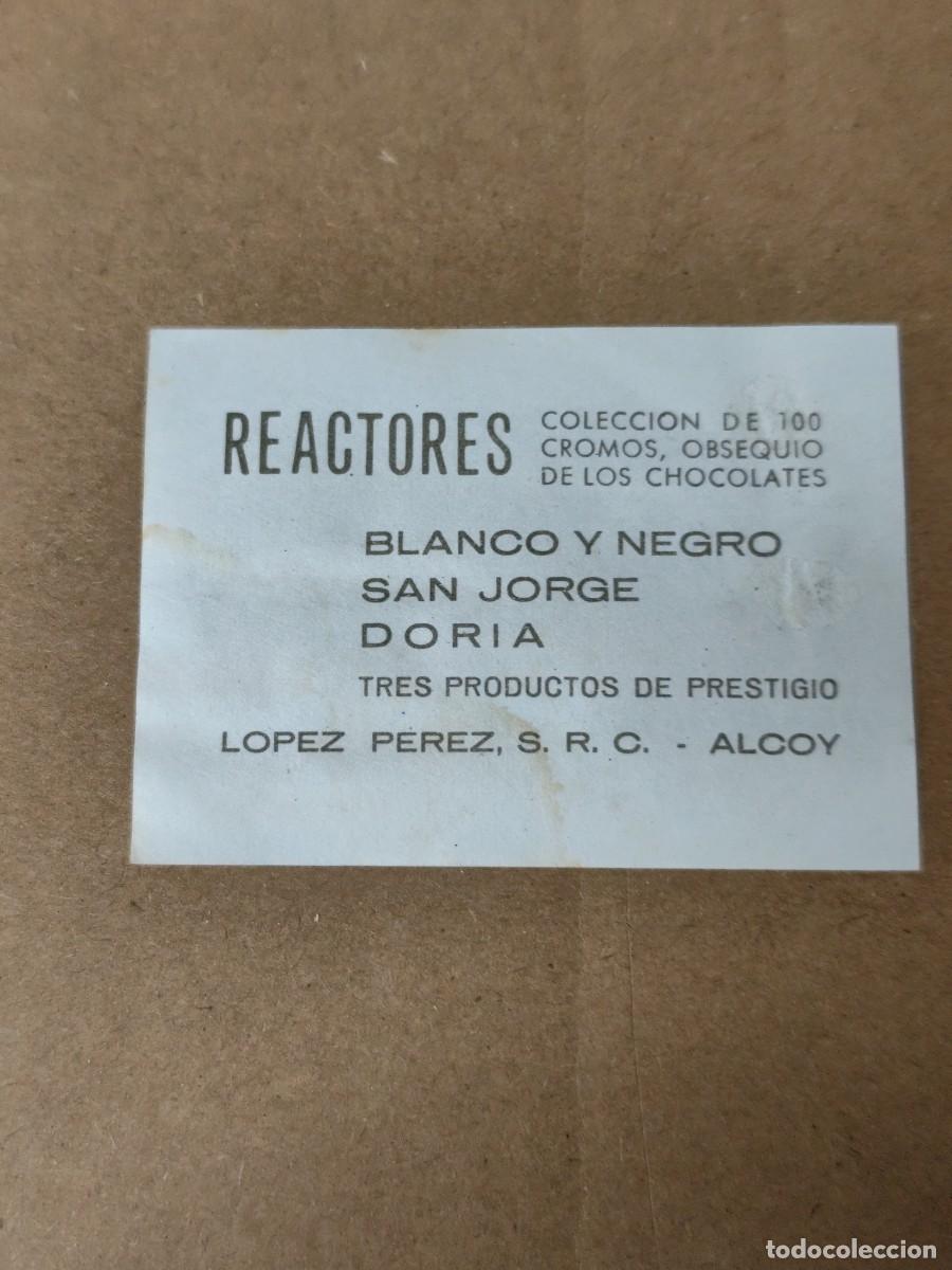 Coleccionismo cromos antiguos: Cromo Reactores n &deg; 97 Chocolates L&oacute;pez P&eacute;rez Alcoy - Foto 2