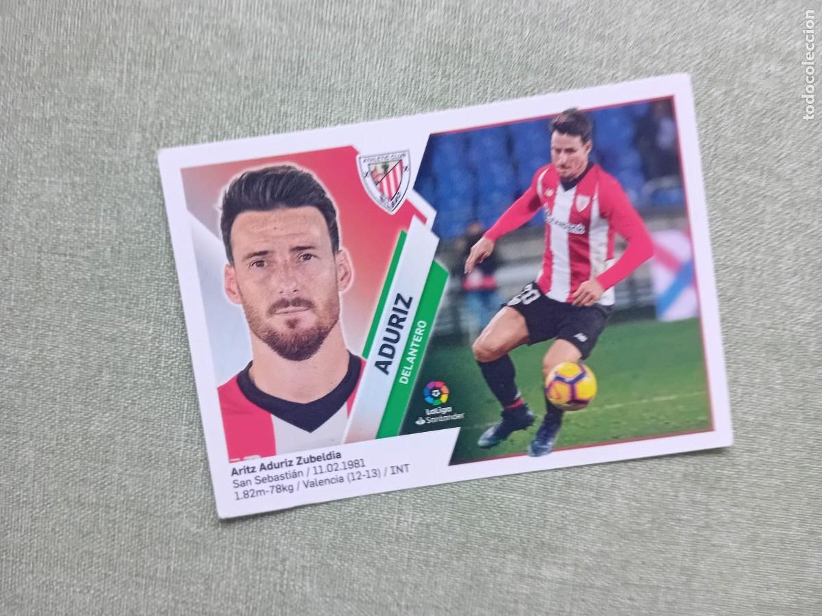 Sammeln alte Sammelbilder: Aritz Aduriz 16 A Athletic Club Liga este 19-20