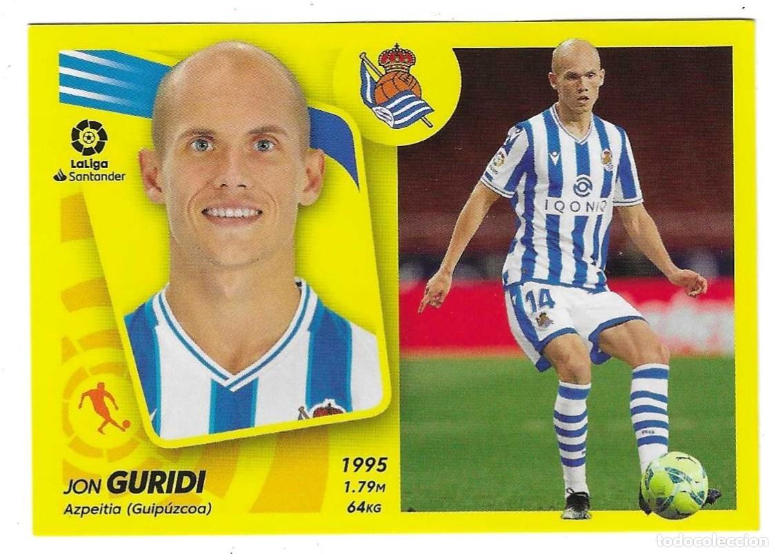 Coleccionismo cromos antiguos: Cromo Ediciones Este F&uacute;tbol 2021-22. Real Sociedad. Guridi. ref. 21este-21rsociedad15B