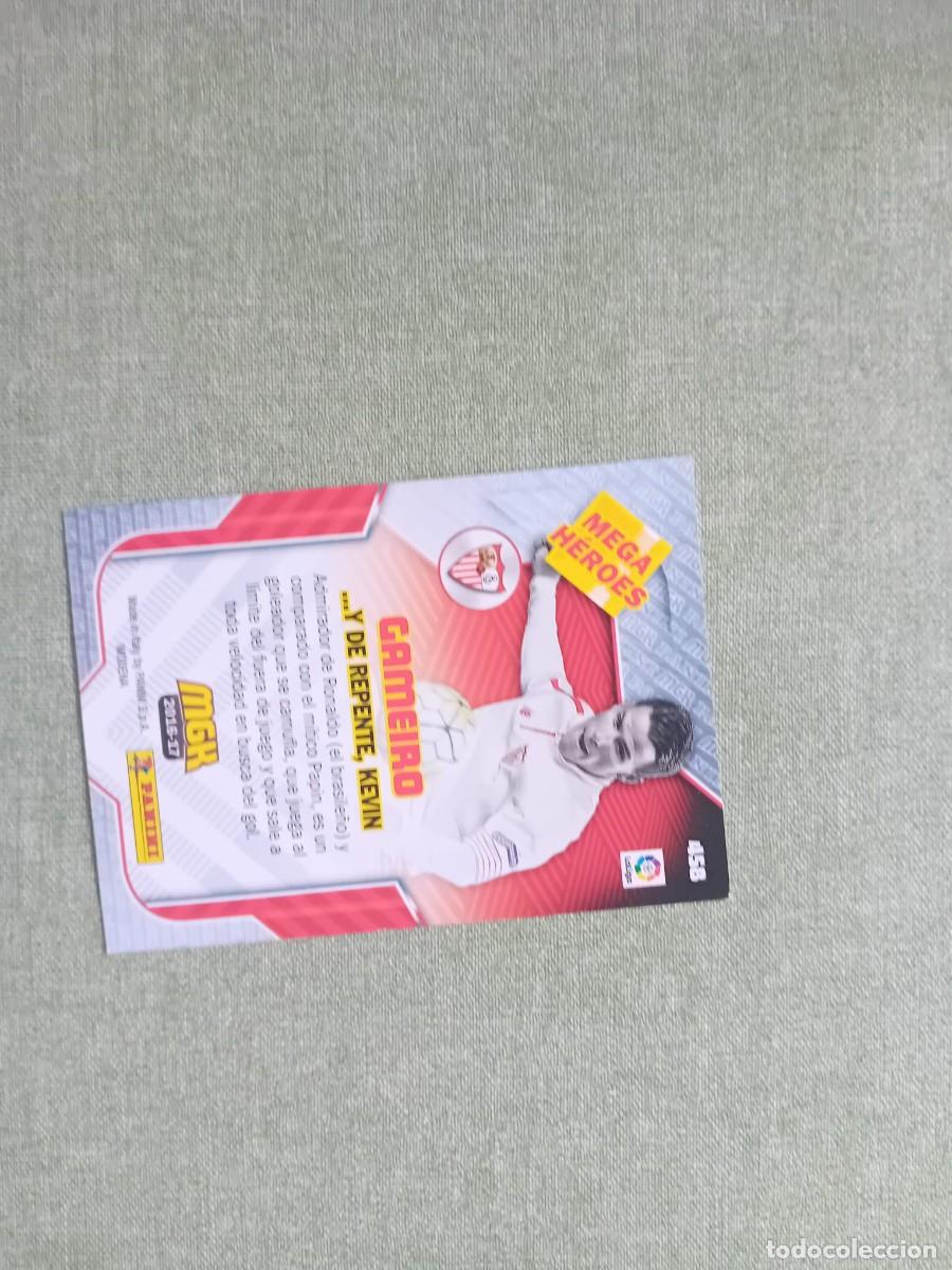 Coleccionismo cromos antiguos: Kevin Gameiro Mega H&eacute;roes Sevilla 458 MGK 16-17