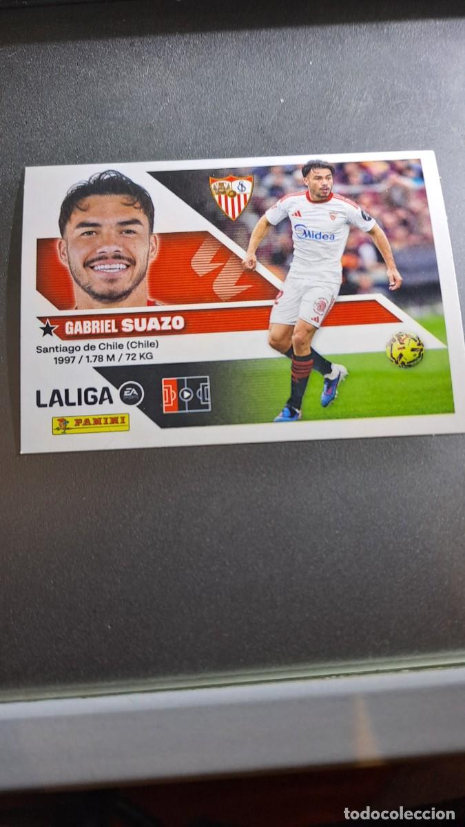 Coleccionismo cromos antiguos: CROMO SUAZO 10 SEVILLA LIGA 2026 2027 26 27 ESTE PANINI NUNCA PEGADO