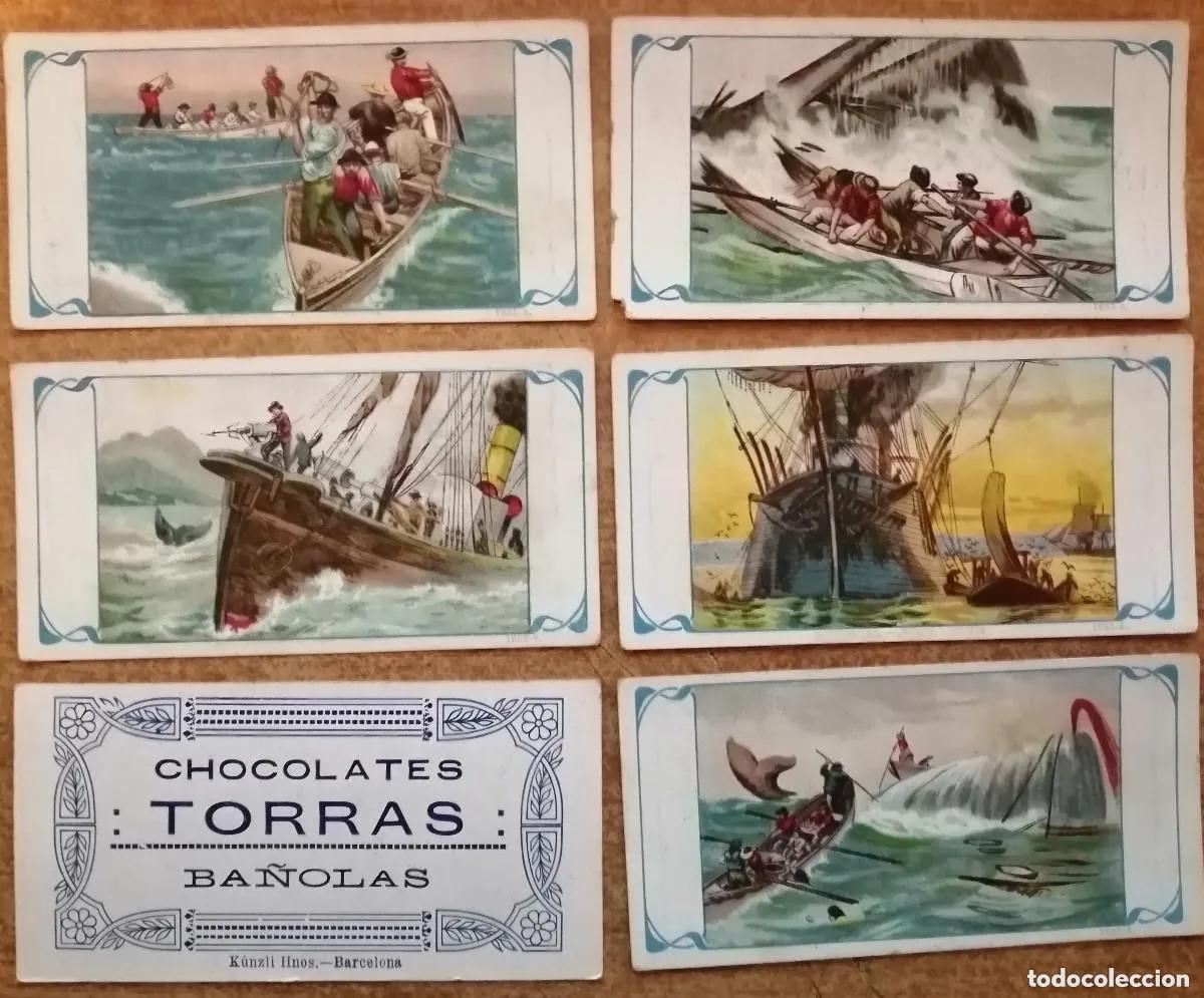 Colecionismo Cromos antigos: cromos coleccion de arte - fotografias del natural - chocolates torras . muy antiguos - 5 cromos
