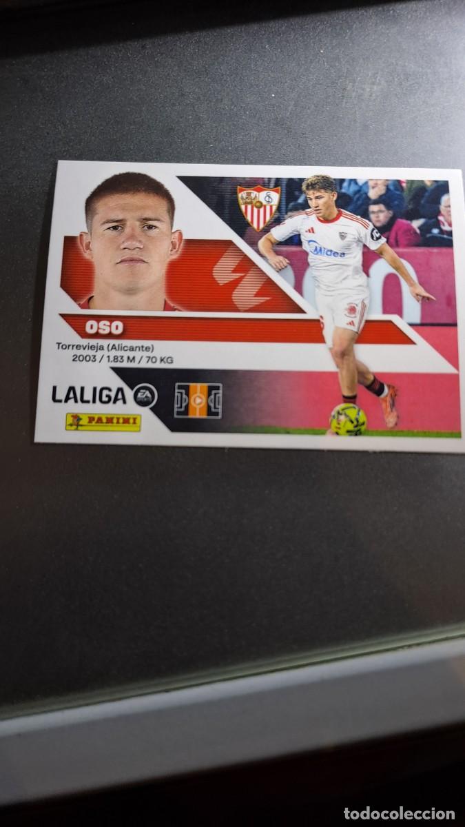 Coleccionismo cromos antiguos: CROMO OSO 11 SEVILLA LIGA 2026 2027 26 27 ESTE PANINI NUNCA PEGADO