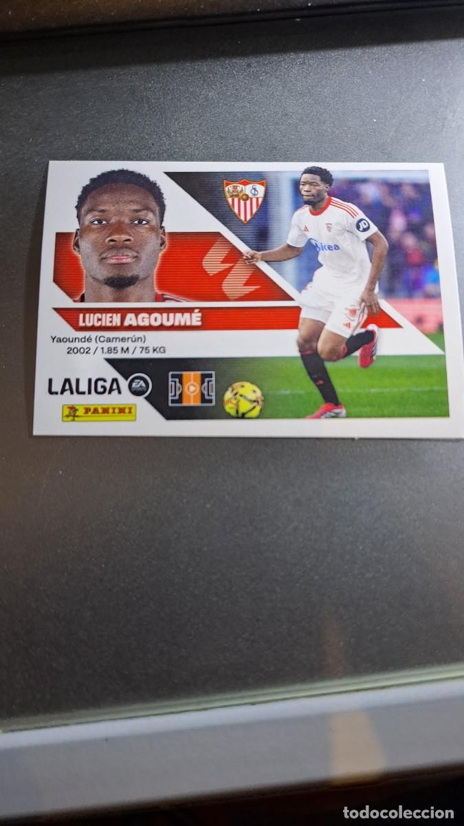 Coleccionismo cromos antiguos: CROMO AGOUME 12 SEVILLA LIGA 2026 2027 26 27 ESTE PANINI NUNCA PEGADO