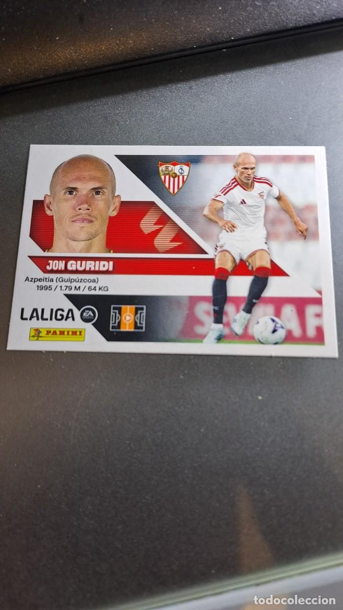 Coleccionismo cromos antiguos: CROMO GURIDI 13 SEVILLA LIGA 2026 2027 26 27 ESTE PANINI NUNCA PEGADO