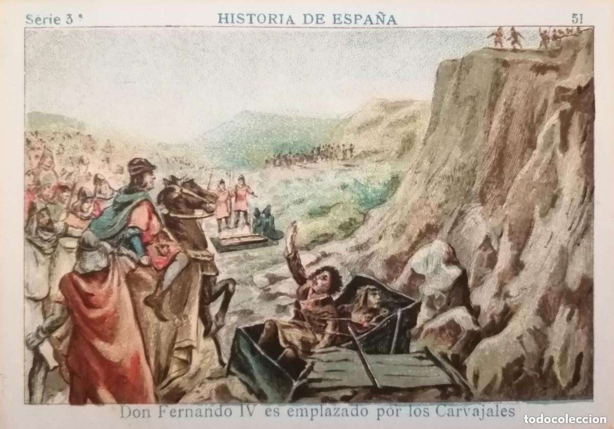 Sammeln alte Sammelbilder: cromos historia de espa&ntilde;a - serie 3 completa - 25 cromos - muy antigua - cromos de chocolates