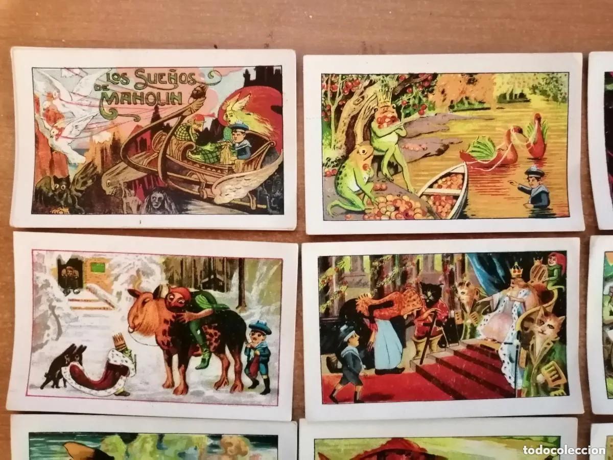 Collectionnisme Cartes &agrave; collectionner anciennes: cromo LOS SUE&Ntilde;OS DE MANOLIN - COLECCION COMPLETA 25 - chocolate torras - bien conservado