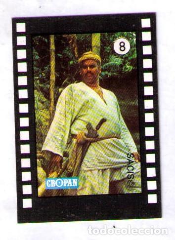 Collectable Antique Stickers: CROMO CROPAN COLECCION SANDOKAN N&ordm; 8