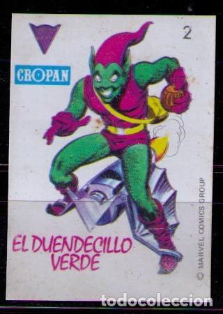 Coleccionismo cromos antiguos: CROMO CROPAN COLECCION MARVEL SUPER HEROES N&ordm; 2 - EL DUENDECILLO VERDE