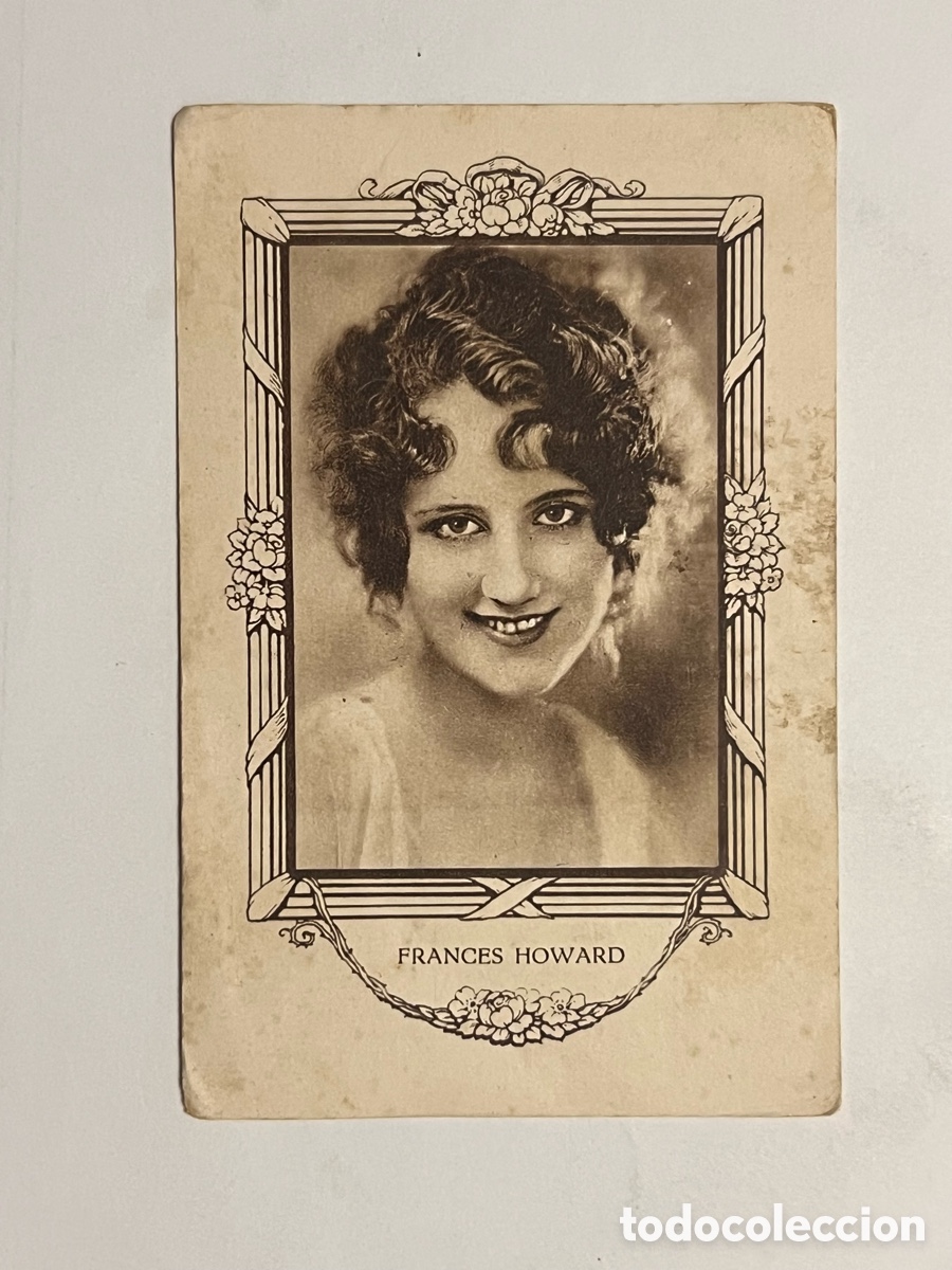 Sammeln alte Sammelbilder: FRANCES HOWARD.. Artistas Cine Mudo. Chocolates Juncosa.. Serie G, No.2