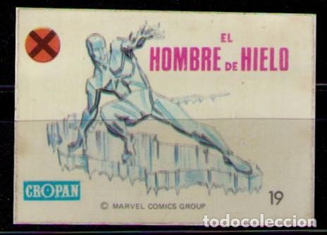 Collectionnisme Cartes &agrave; collectionner anciennes: CROMO CROPAN COLECCION MARVEL SUPER HEROES N&ordm; 19 - EL HOMBRE DE HIELO
