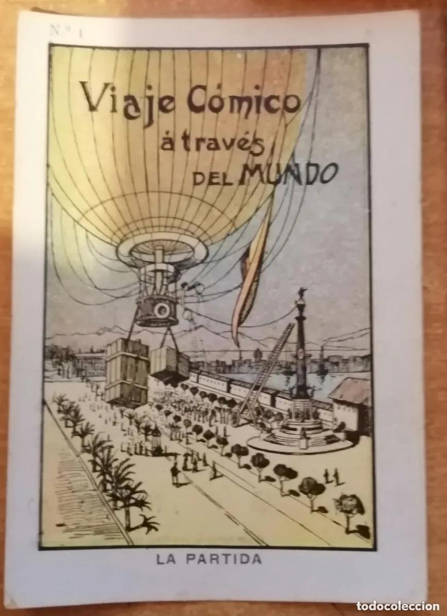 Sammeln alte Sammelbilder: cromos Viaje c&oacute;mico a trav&eacute;s del mundo - Chocolates TORRAS - colec completa 30 cromos buen estado